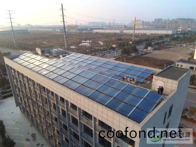 長沙湘江塗料職工宿捨太陽能熱水工程