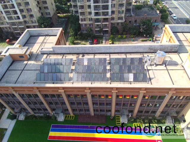 鑫遠·湘府文苑幼兒園太陽能熱水係統(tong)工程