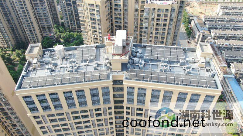 鑫(xin)遠·湘府文苑（二期）9#棟太陽能熱水係統工程