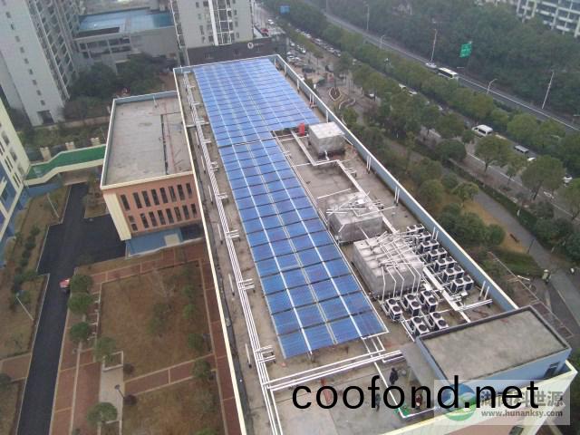 學校屋頂空氣能熱水工程