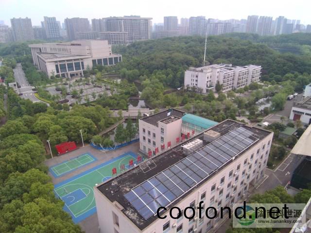 湖南省政(zheng)府太陽能熱水工程