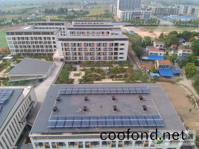 太陽能平舖大串聯熱水循環係統