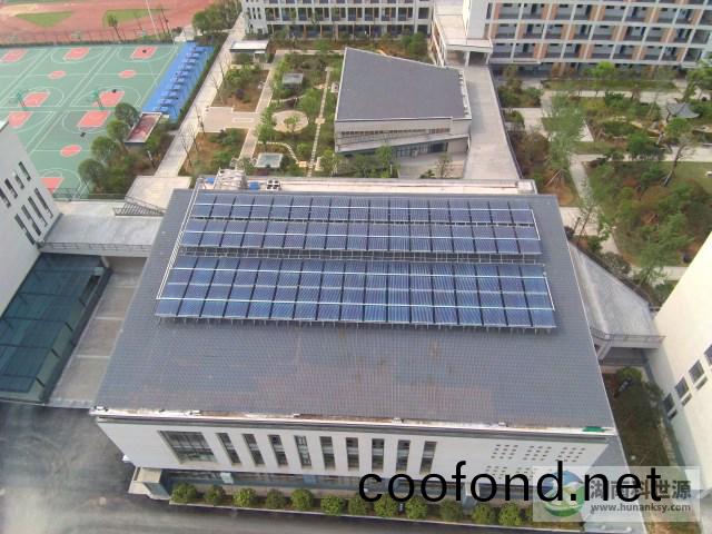 屋頂真空筦太陽能集熱器