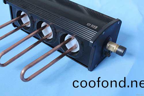 U型(xing)筦集熱器實體樣品結構示意